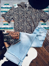 Load image into Gallery viewer, Leopard ruffle sleeve top