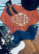 Load image into Gallery viewer, Southwestern women’s sweater