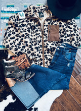 Load image into Gallery viewer, Fuzzy leopard jacket