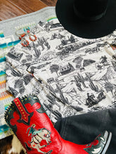 Load image into Gallery viewer, Western mesh top