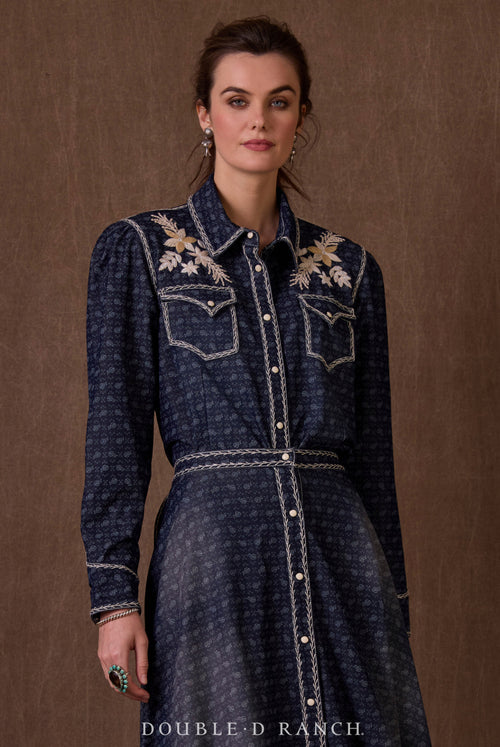 Double d ranch denim top