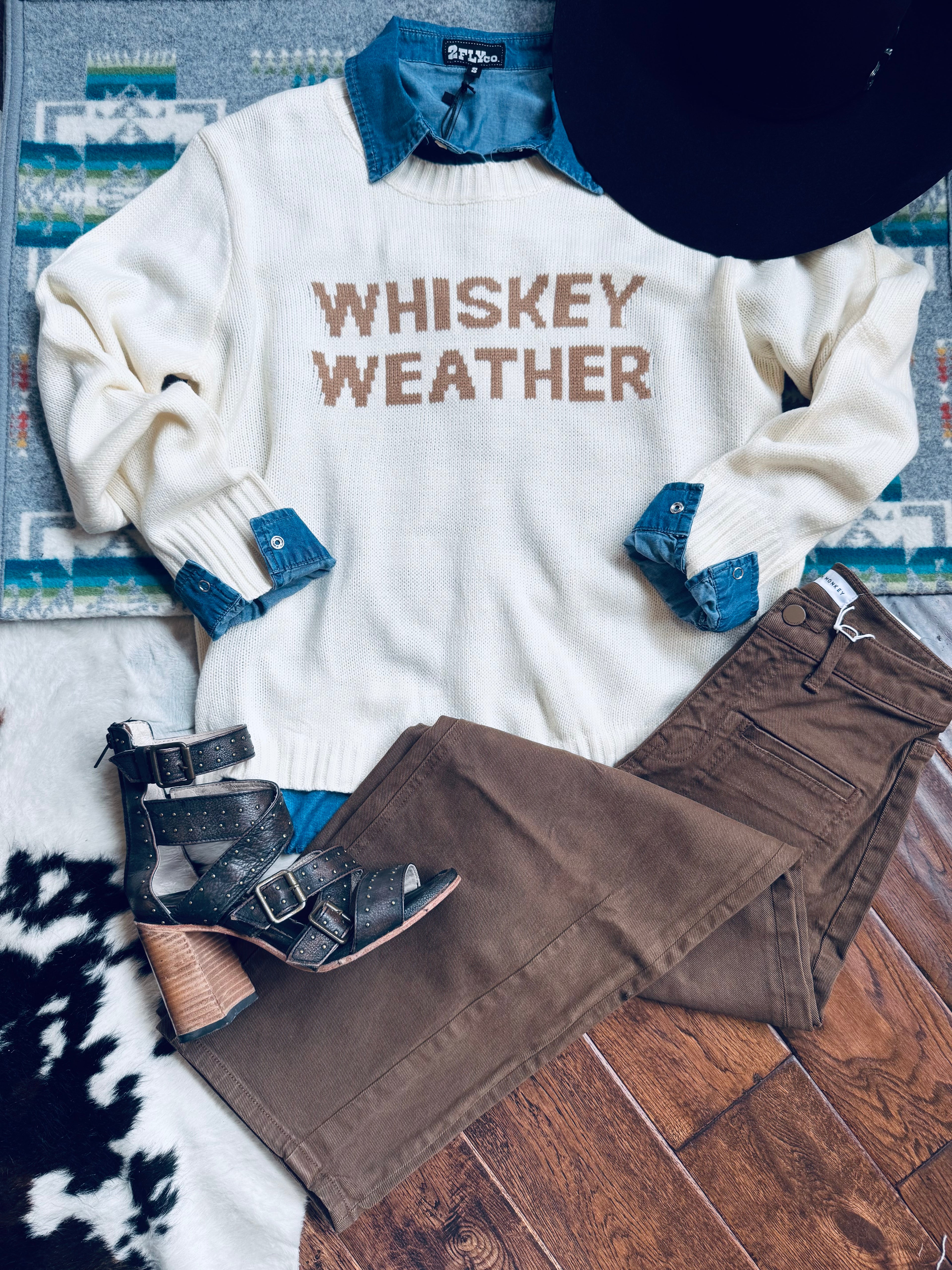 Winter rodeo fashion