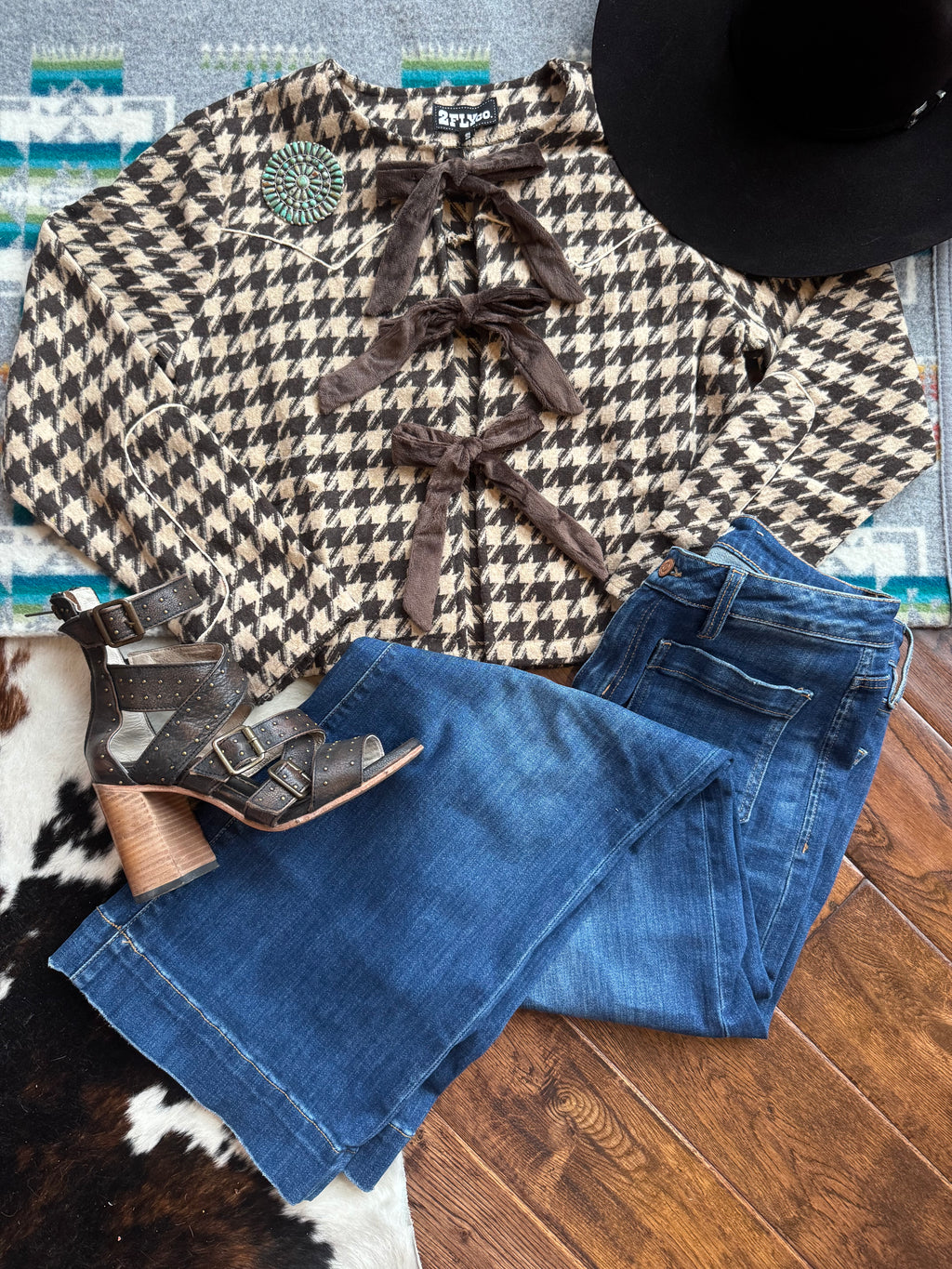 Western toe front top