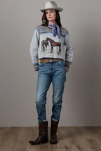 Double d ranch western sweater 