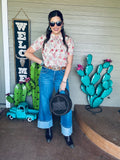 Women’s floral western top
