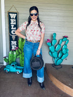 Women’s floral western top