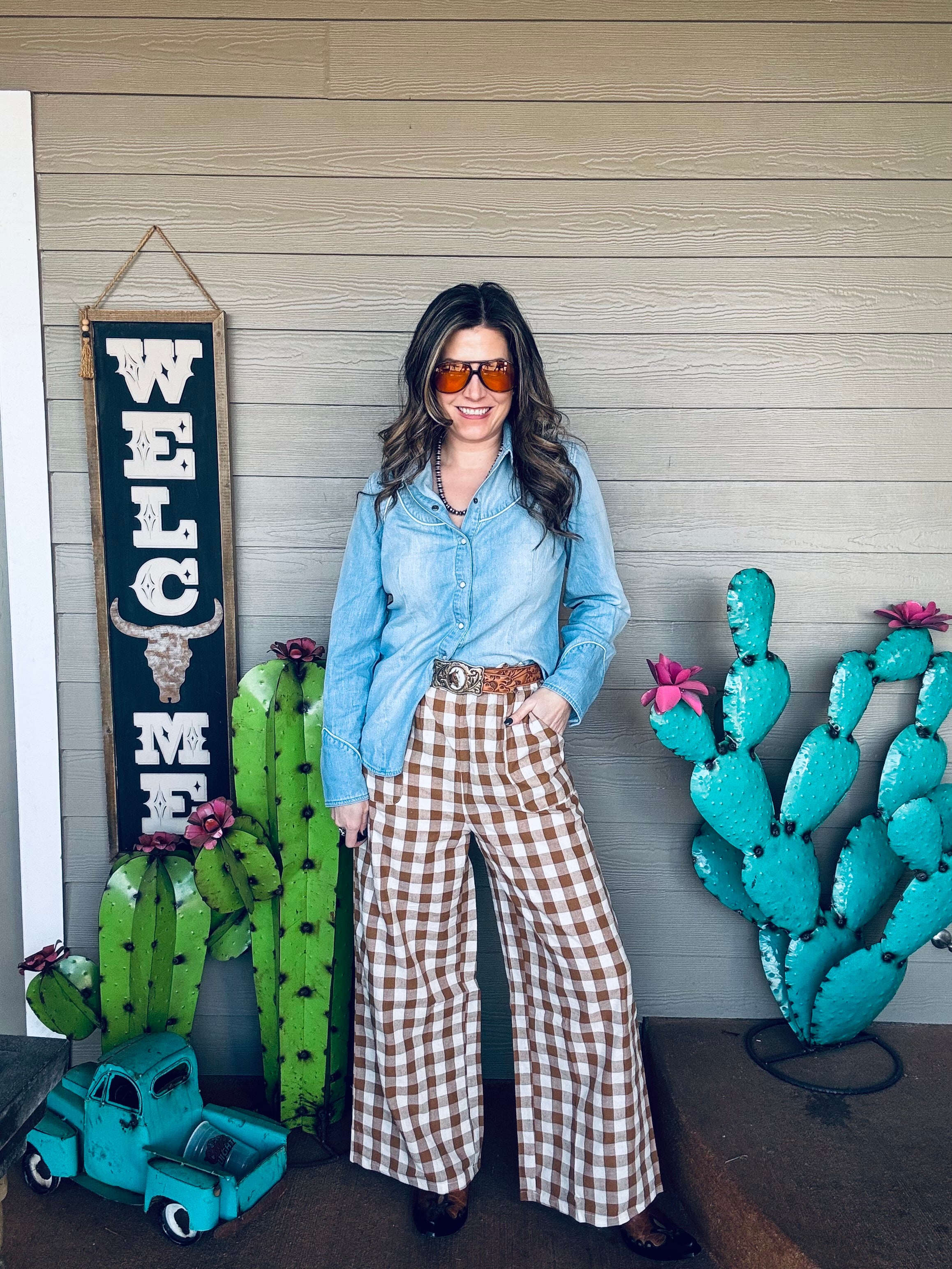 Turquoise haven pants