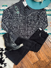 Load image into Gallery viewer, Western button up

