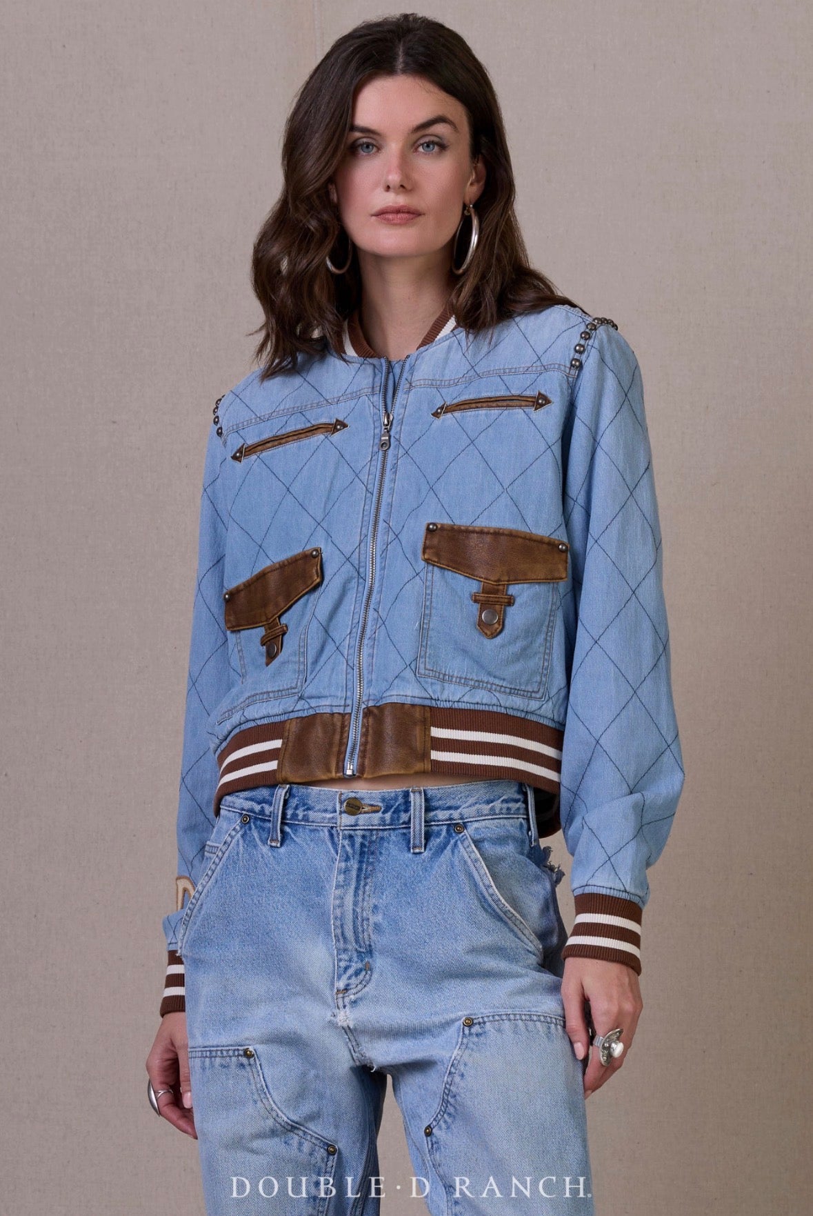 Double d ranch bomber jacket