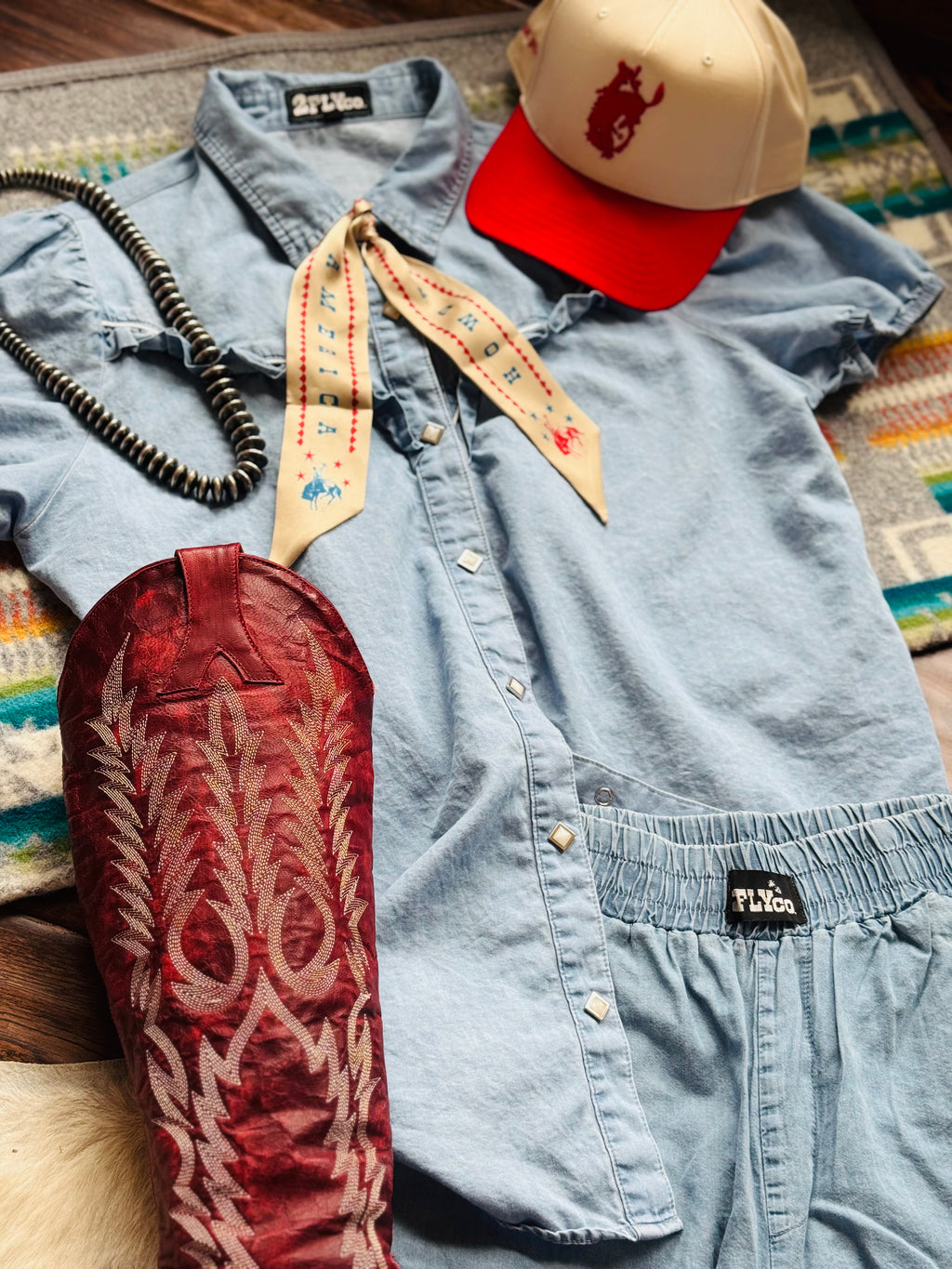 Soft chambray shorts