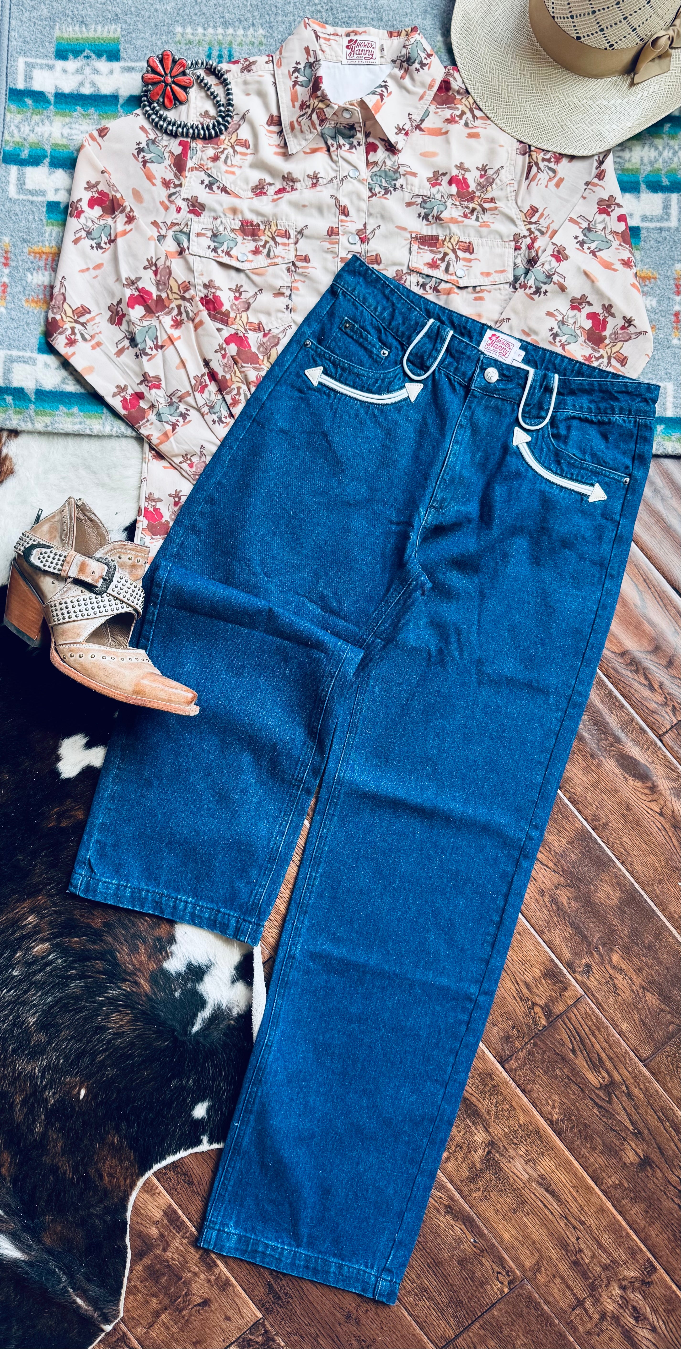 Howdy Hanny arrow denim arrow jeans 