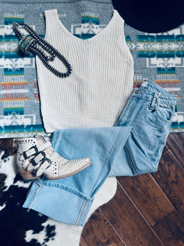 Women’s sweater tank top