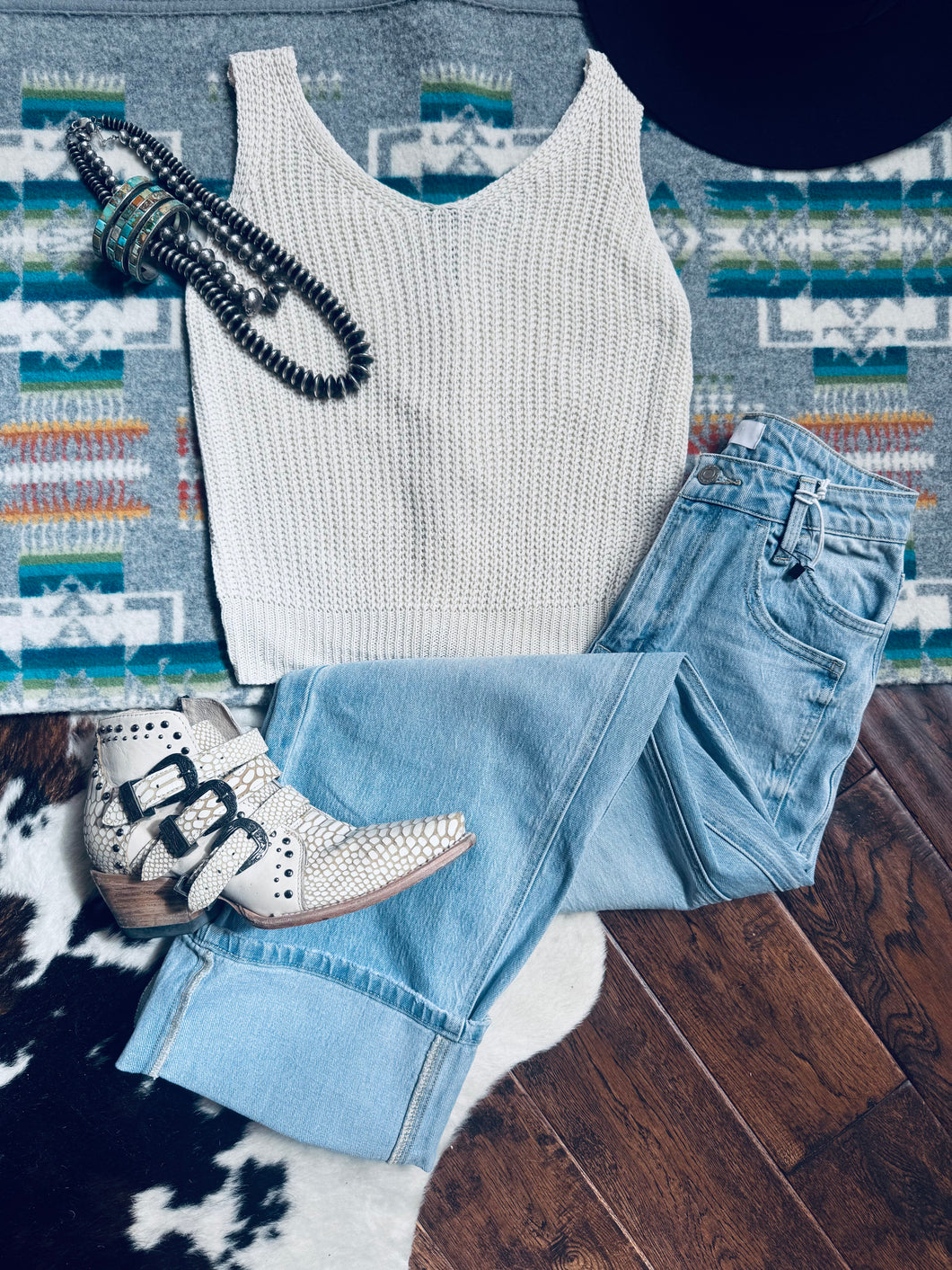 Women’s sweater tank top