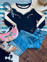 Load image into Gallery viewer, Western boot stitch long sleeve
