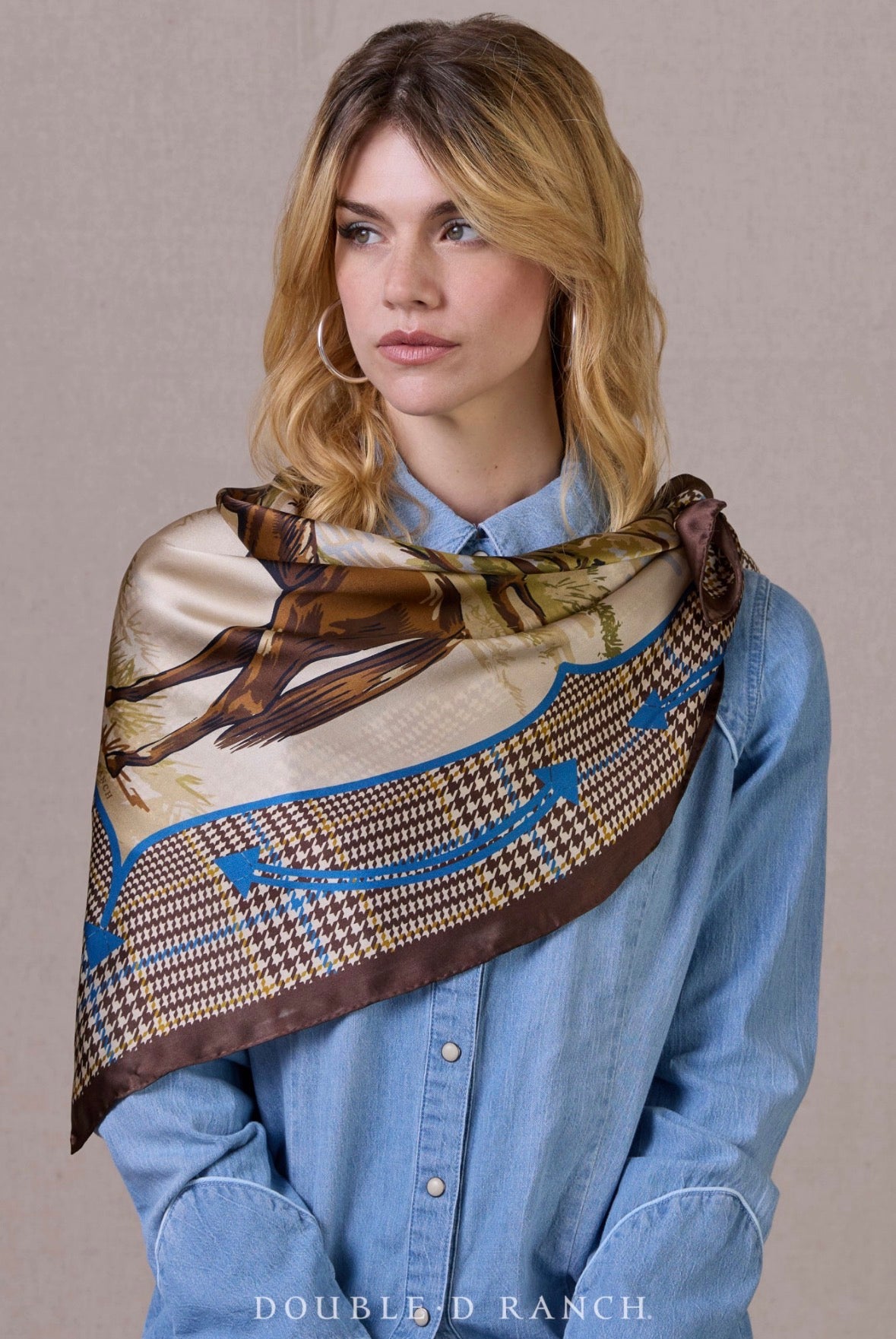 Double D nu rodeo collection scarf