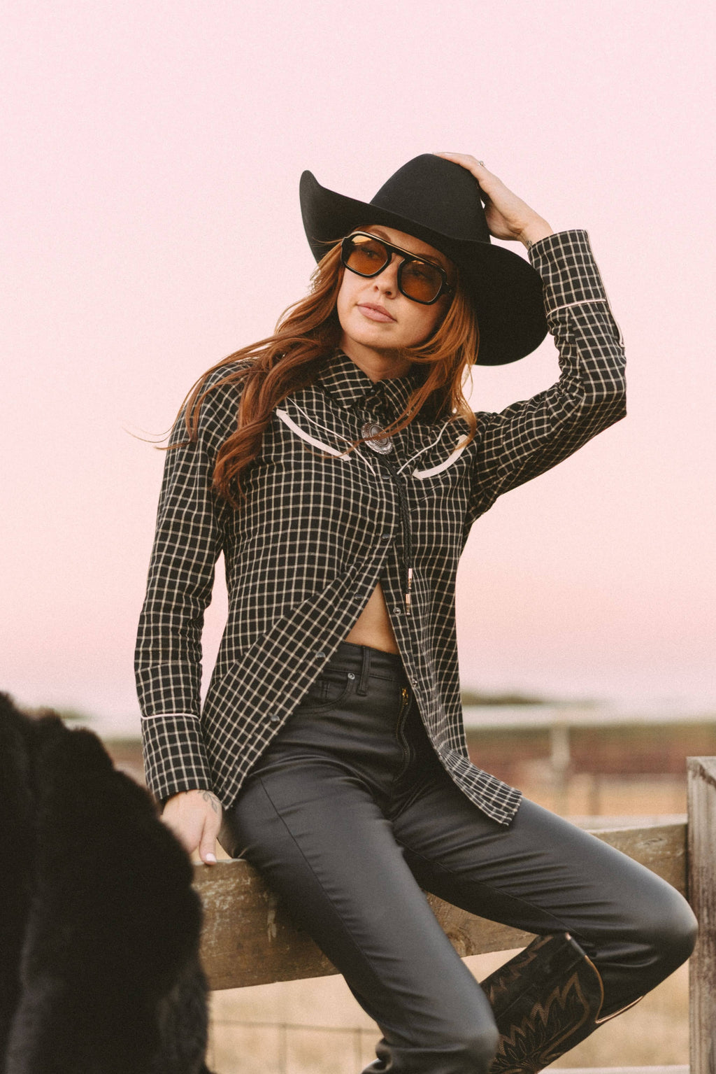 Edgy Cowgirl style 
