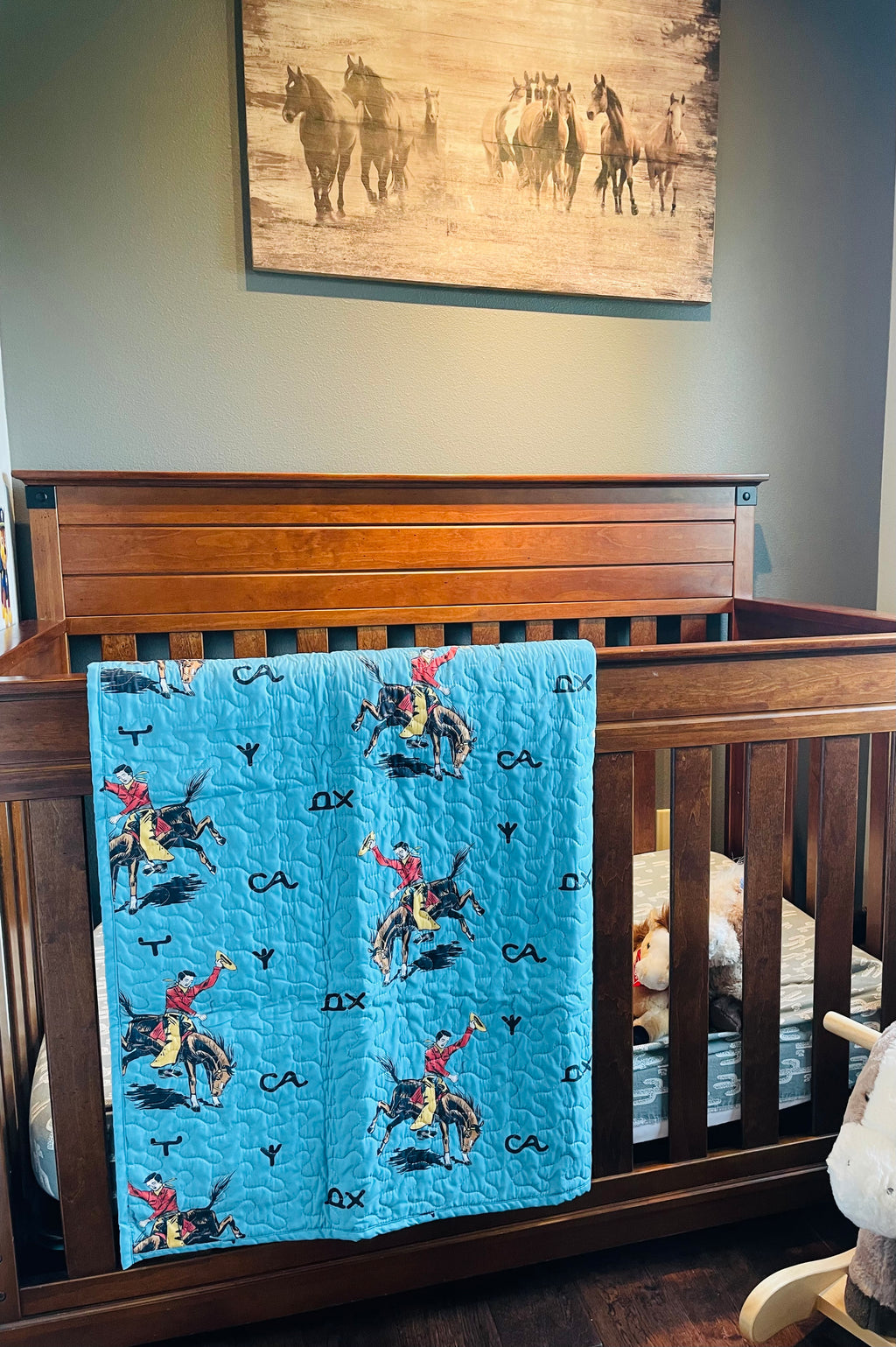 Handmade baby blanket