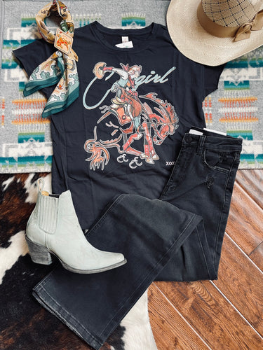Cowgirl graphic tee