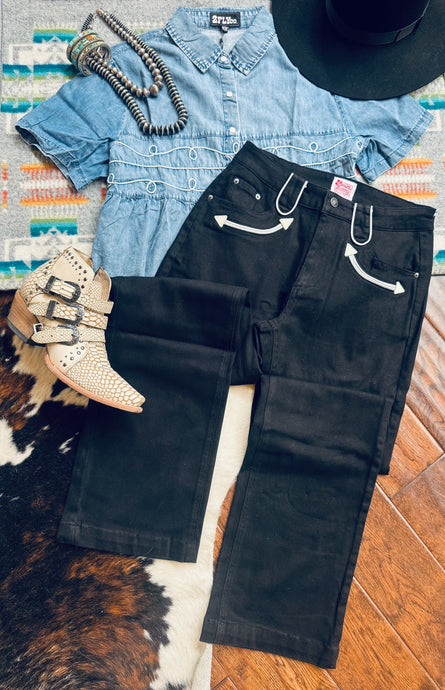 Howdy Hanny smiley pocket jeans