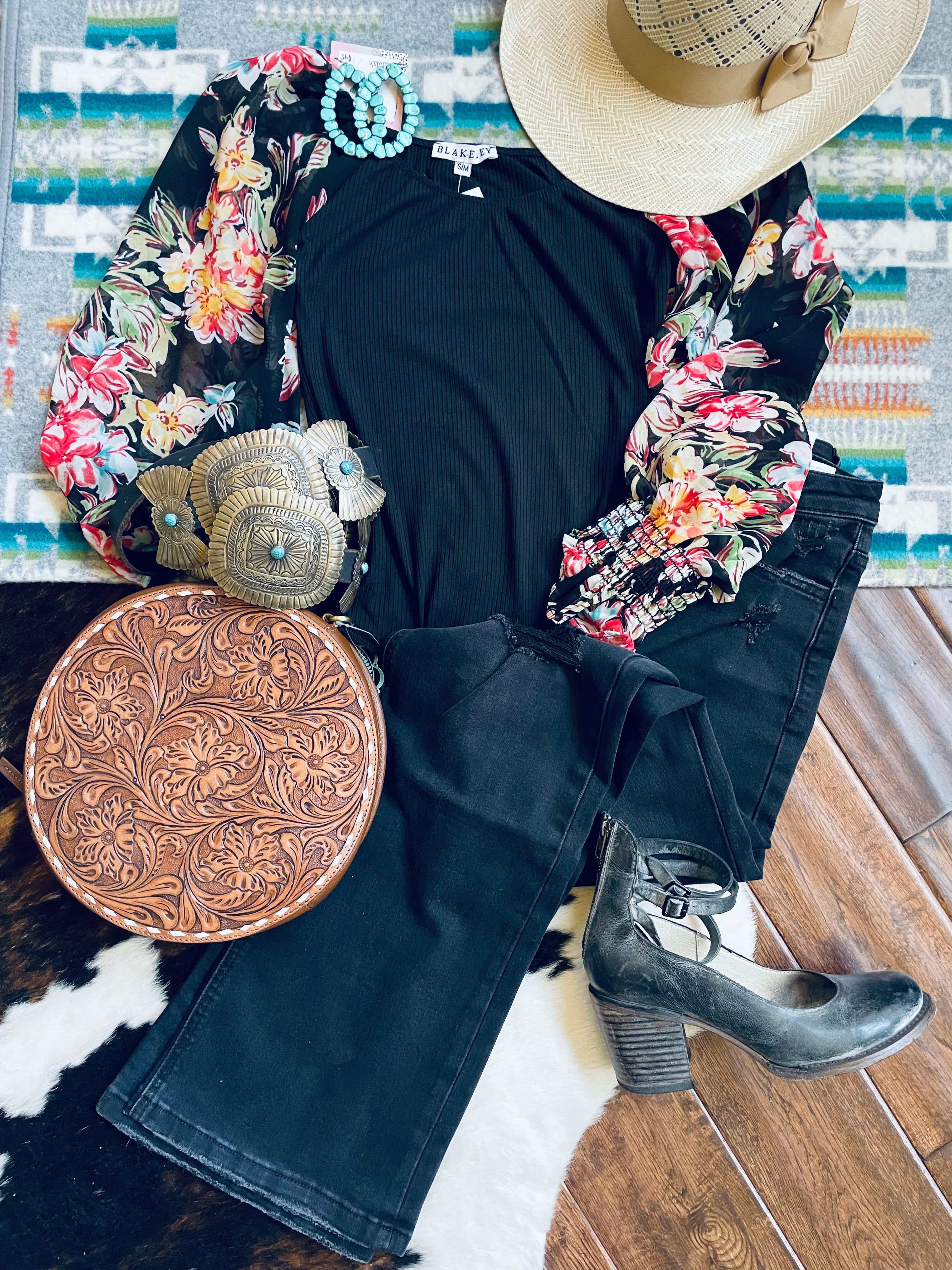 Floral bodysuit