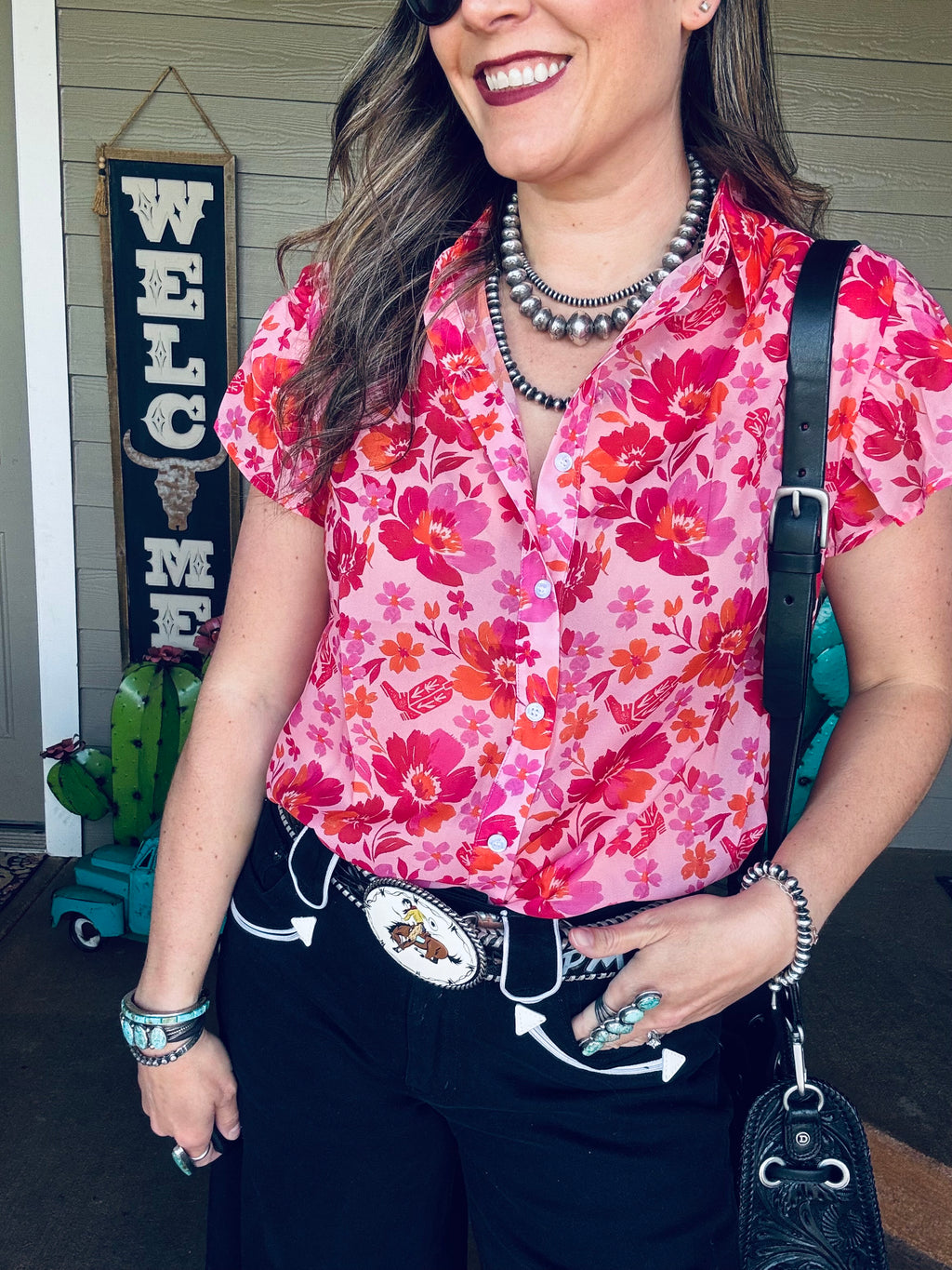 Women’s floral tops