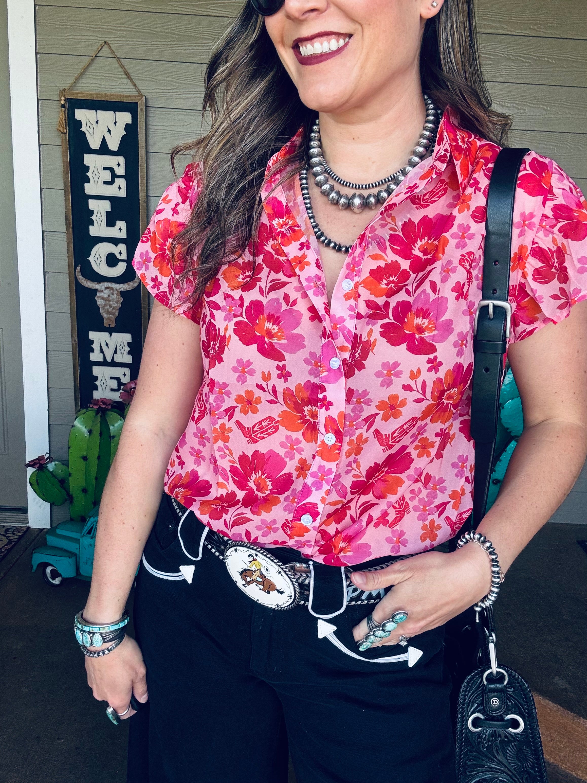 Women’s floral tops