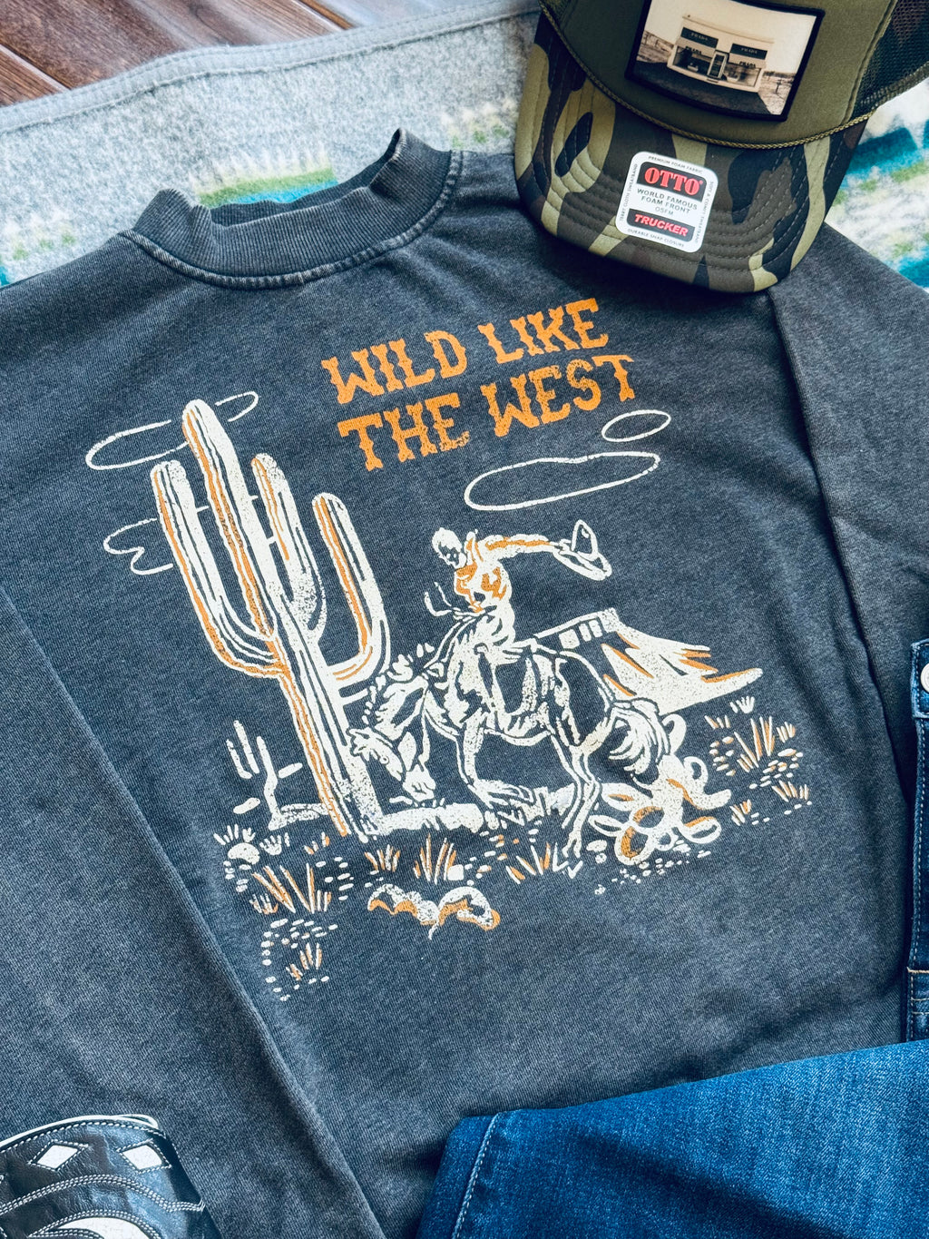 Wild West graphic sweatshirt 