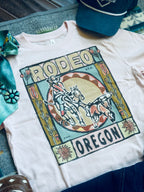 Pink breakaway roping graphic tee 