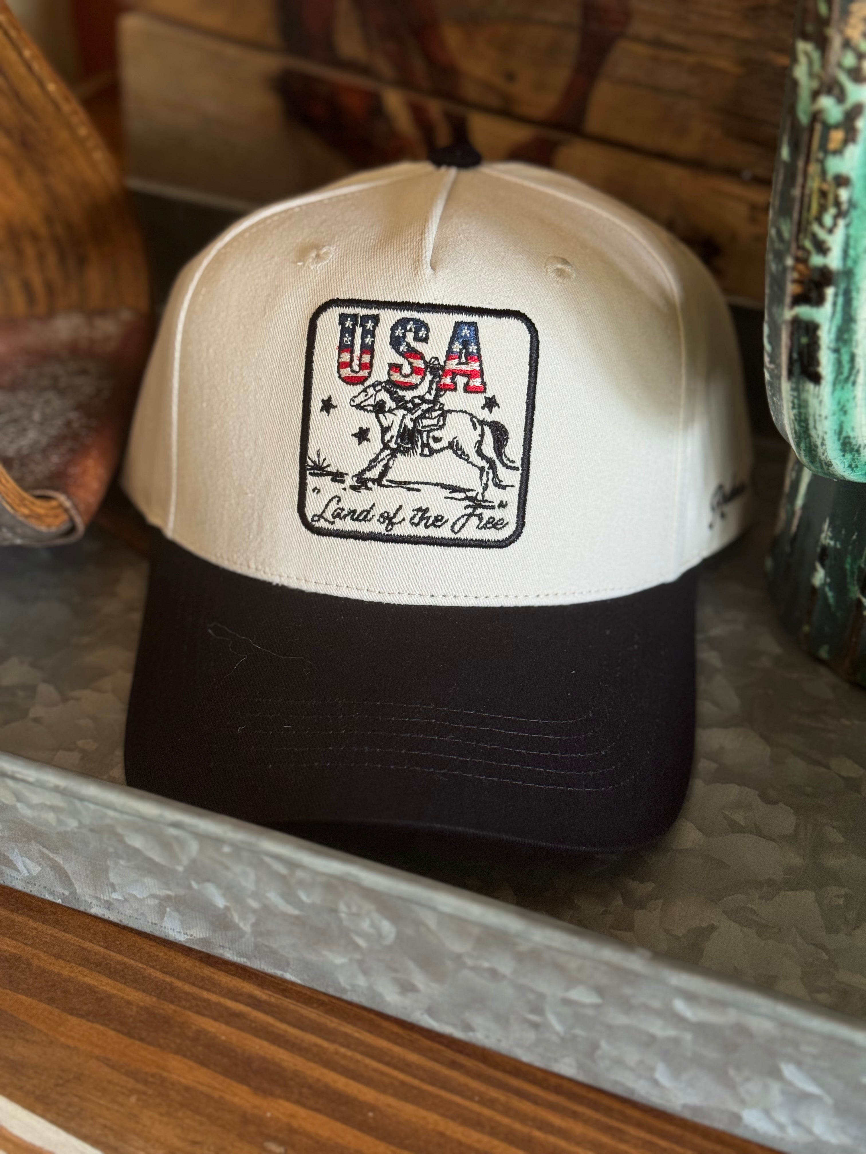 USA western baseball cap