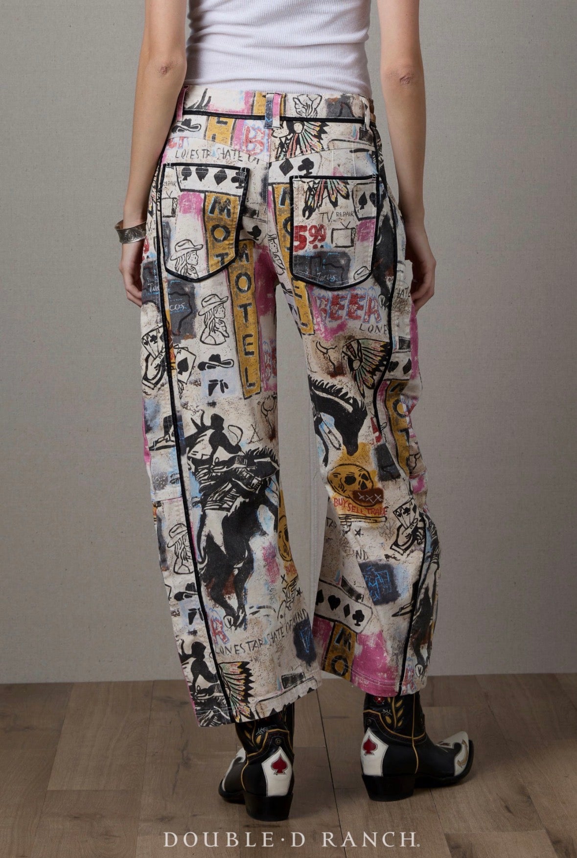 Cowboy graffiti pants 
