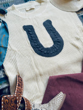 Load image into Gallery viewer, Horseshoe sweater 
