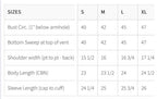 Measurements for well watched blouse 