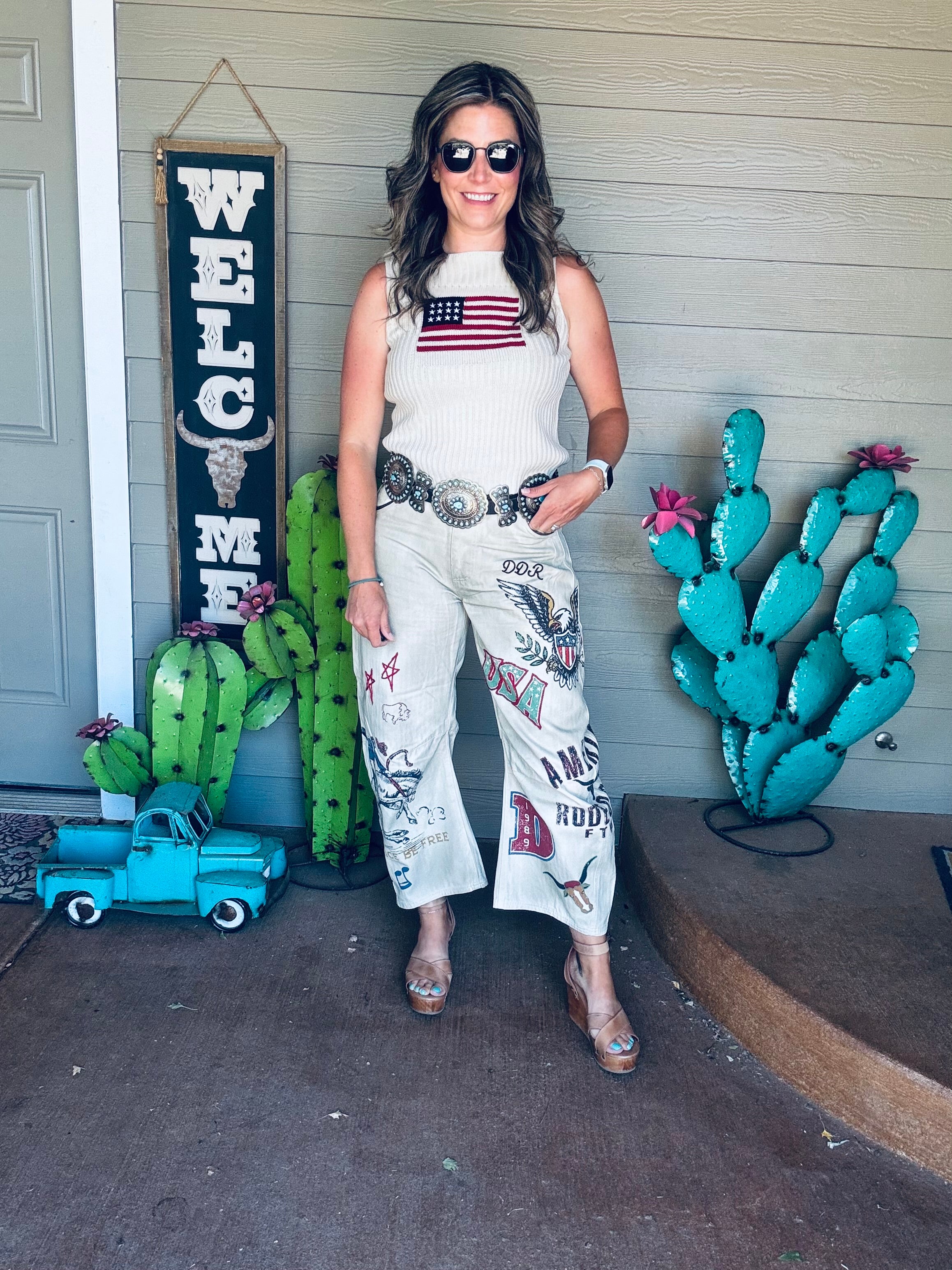 Womens western Americana fashion 