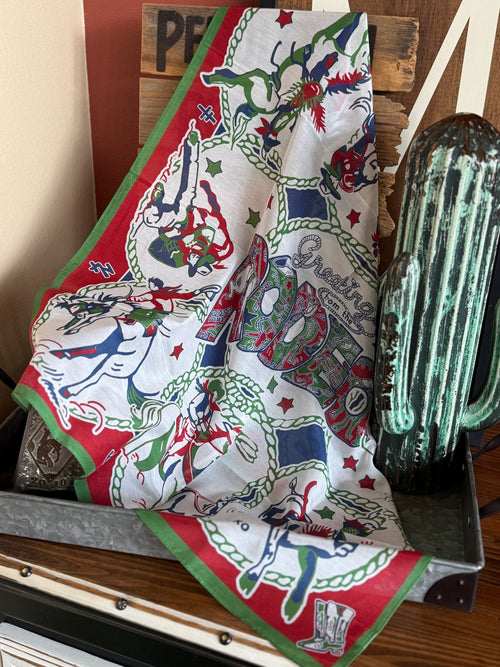 Short vintage scarf 