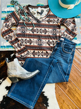 Load image into Gallery viewer, Pendleton inspired top
