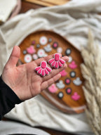 Western clay earrings