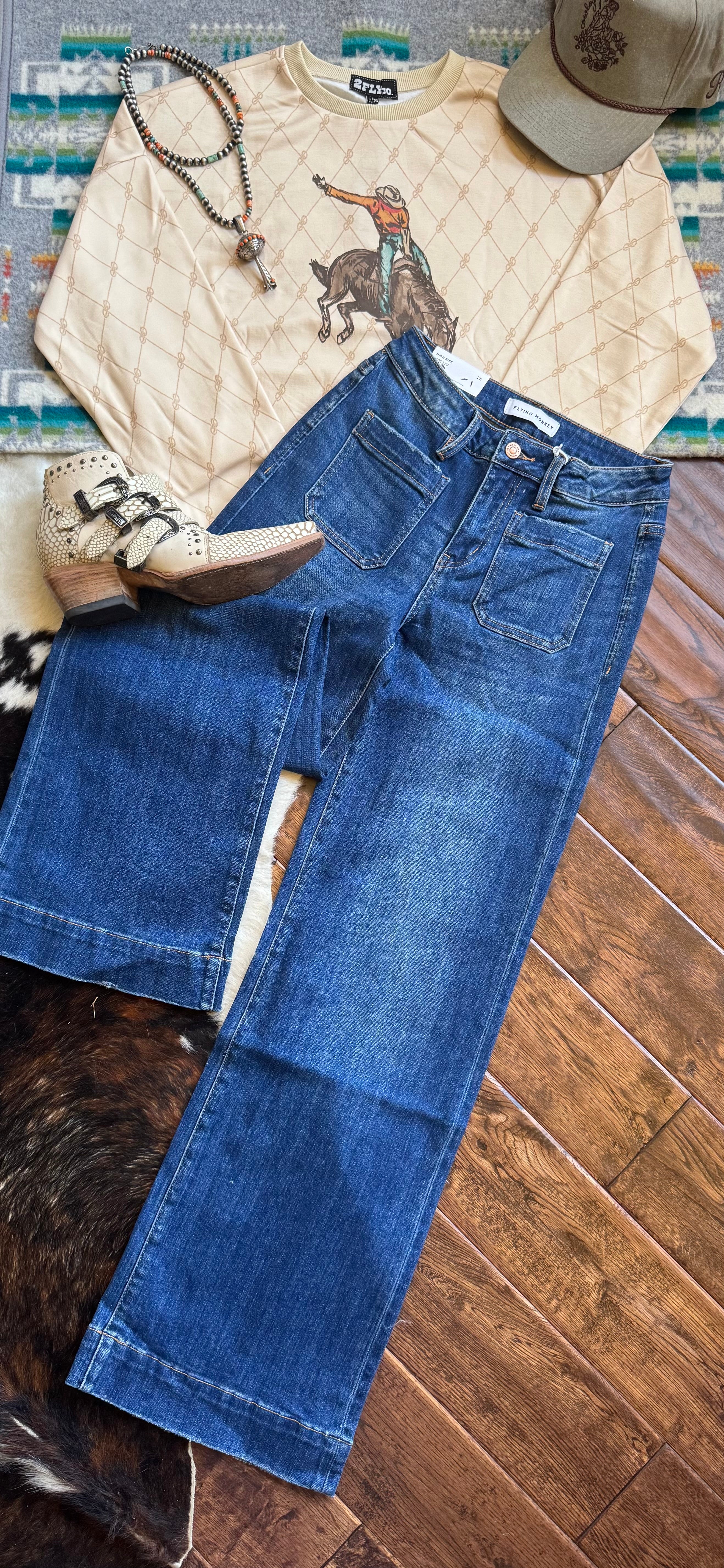 Dark wash trouser Jean 