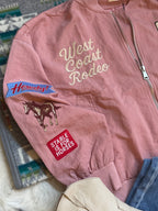 Western patch bomber jacket 