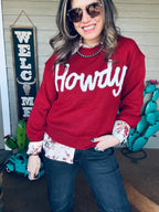 Turquoise haven howdy sweater