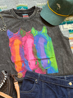 Neon western tee 