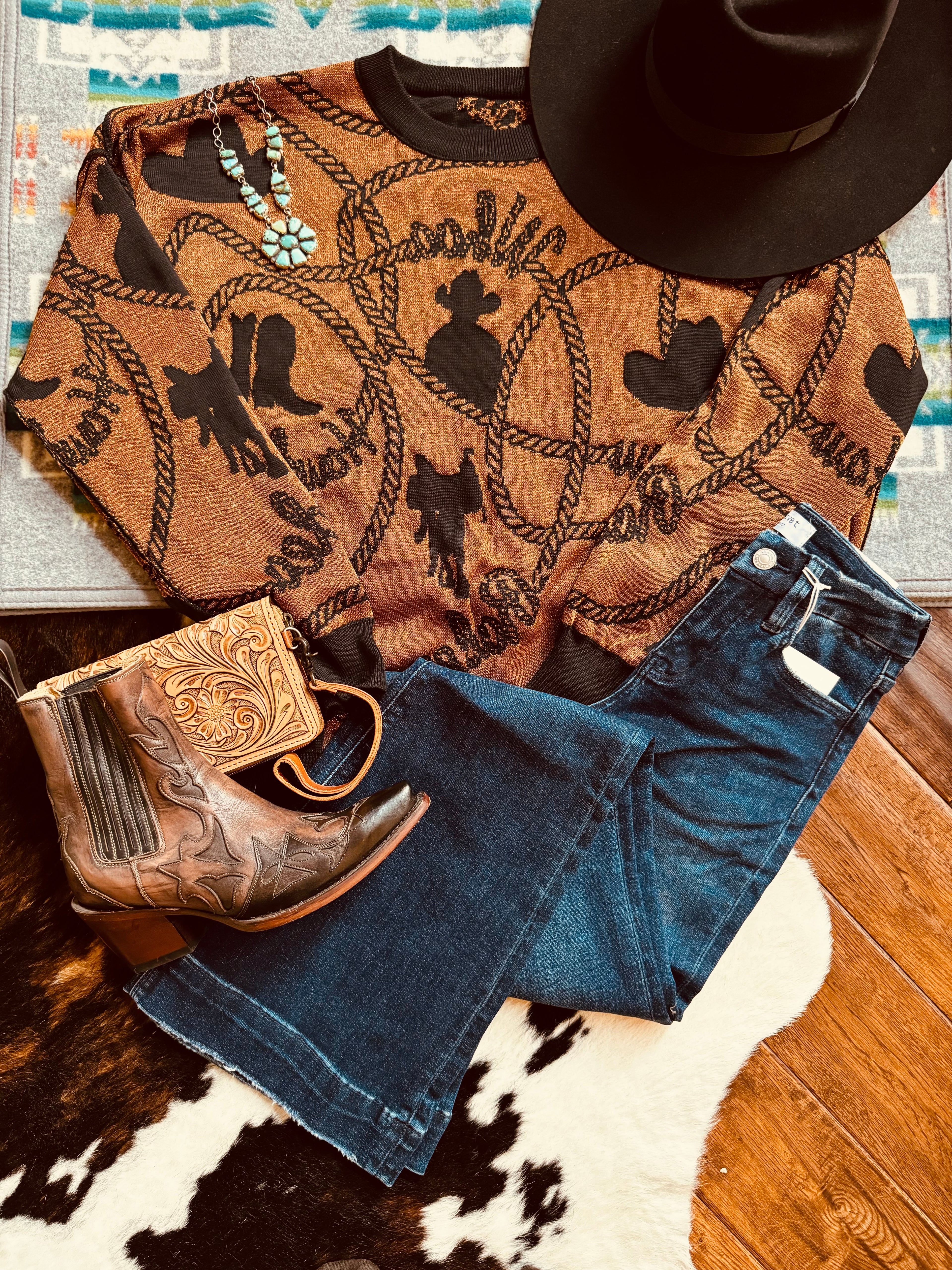 Western sweater