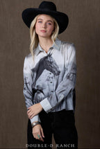 Double d ranch well watched blouse roughneck rodeo 