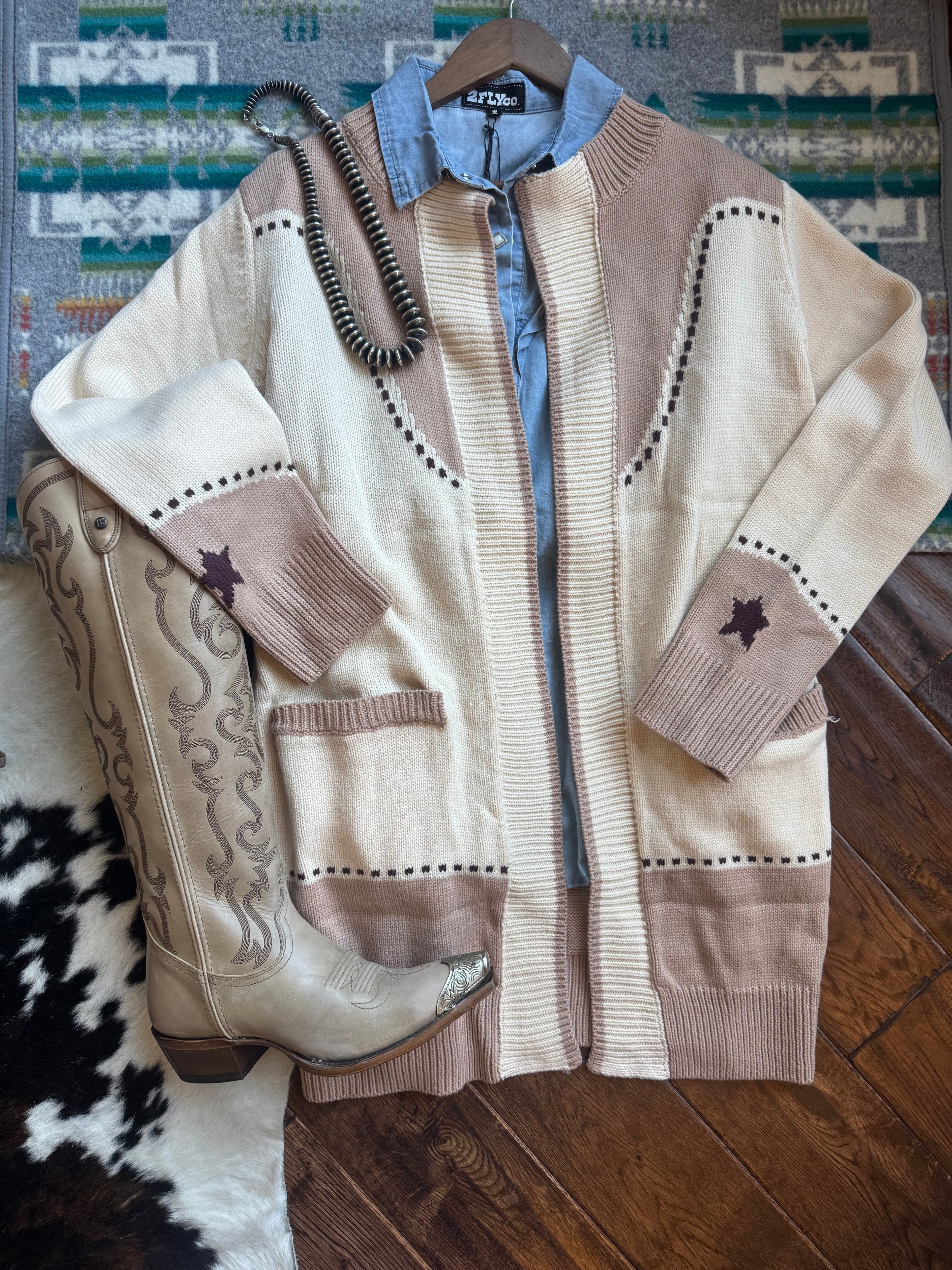 Western women’s cardigan