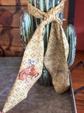 Buckaroo scarf tie 