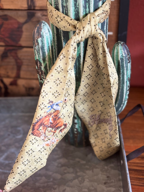 Buckaroo scarf tie 