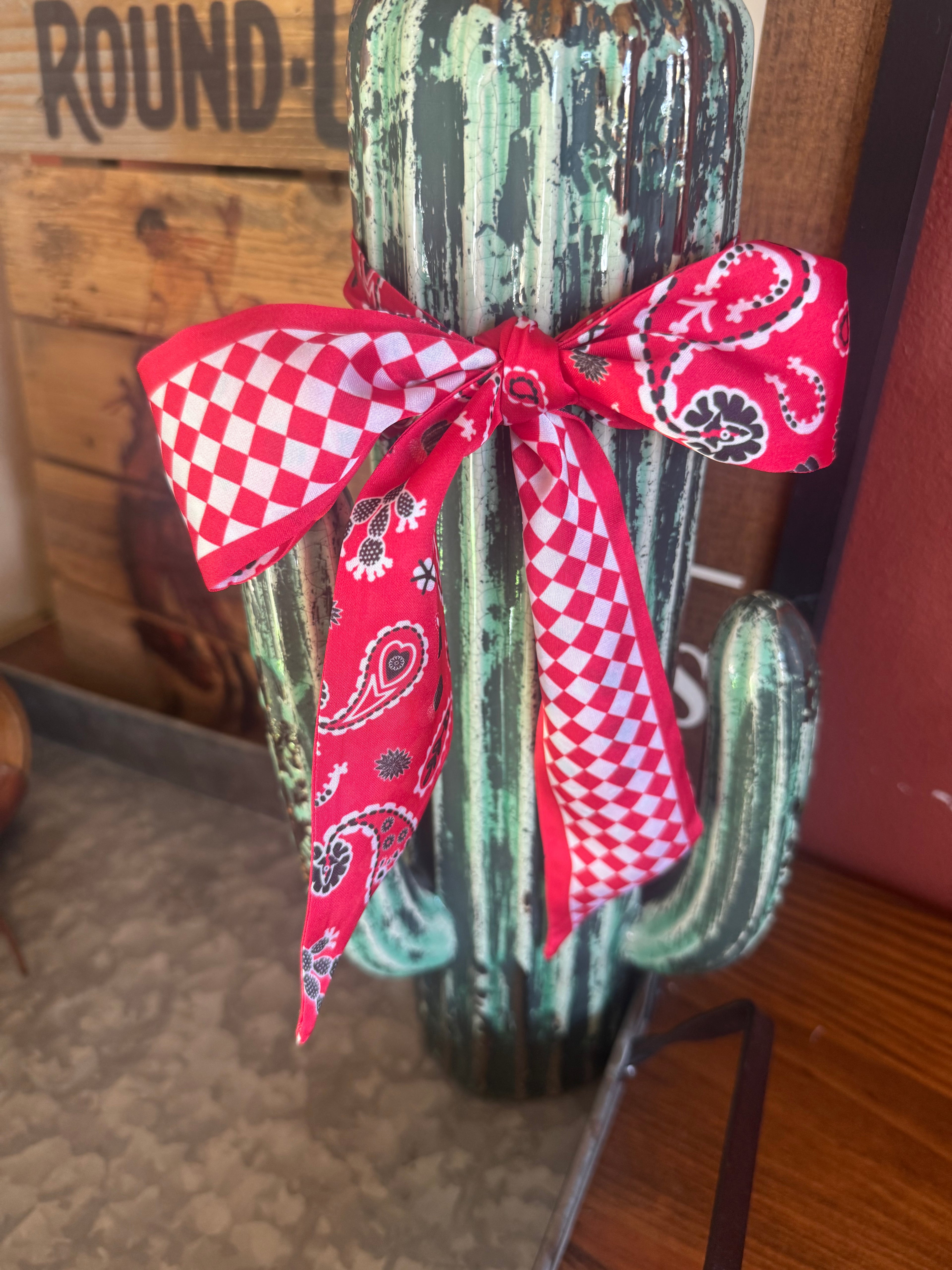 Fringed scarves twilly 