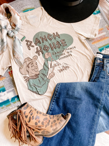 retro cowboy tee