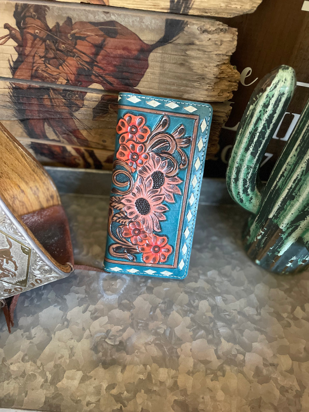 hand painted wallet