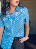Vintage inspired western women’s top