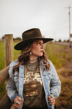 denim cropped jacket
